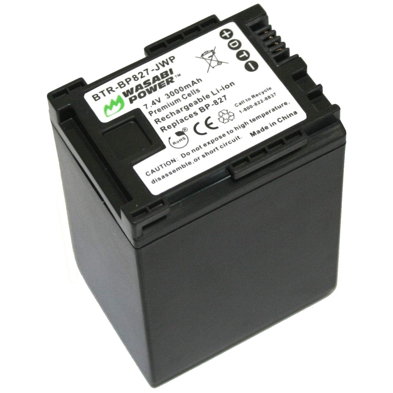 Amazon.com : Wasabi Power Battery for Canon BP-827 (3000mAh) and